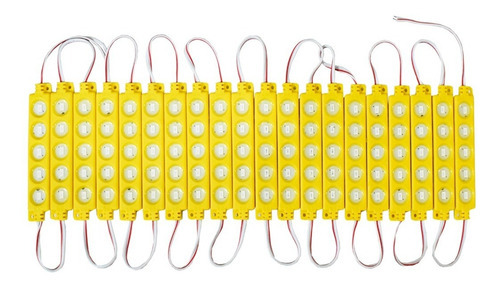 20 Módulos De 5 Led Tipo Encapsulado Color De La Luz Amarillo
