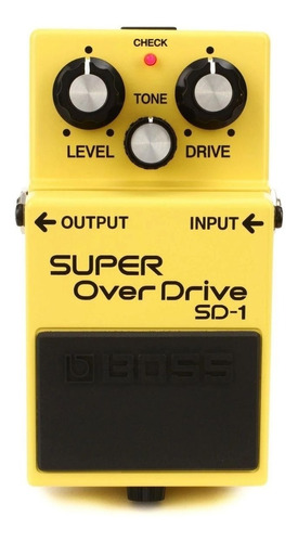 Pedal Boss Sd-1 Super Overdrive Guitarra Drive Analógico