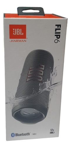 Parlante Inalambrico Jbl Harman Flip6 12h Gris V5.1