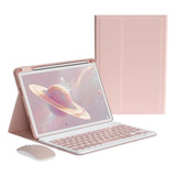 Funda Con Teclado Marca Kaitesi/ Para iPad Mini / Pink