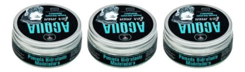 Kit 3 Pomadas Modeladora For Men Acqua Orgânica 100g