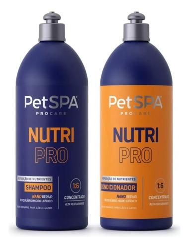 Shampoo E Condicionador Pet Petspa Nutri Pro 1l