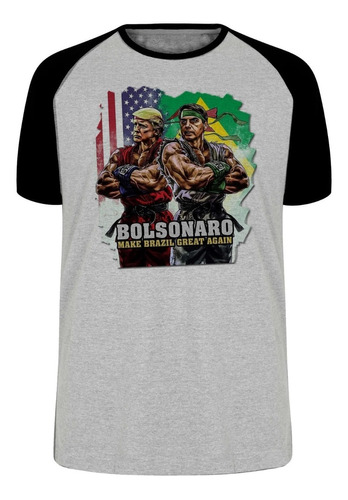 Camiseta Blusa Plus Size Bolsonaro Trump Street Fighters