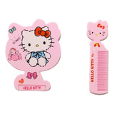 Set Espejo Y Peineta Hello Kitty Sanrio Para Niñas