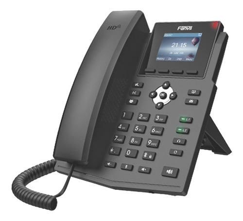 Fanvil Teléfono Ip Empresarial Para 4 Líneas Sip Lcd X3sp-v2