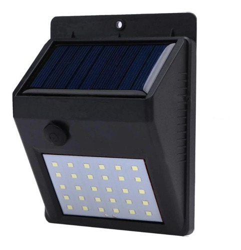 Luz Lámpara De Pared Foco Led Solar 30 Led Exterior /003222