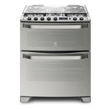 Cocina Electrolux 76dxr Multigas 5 Hornallas Inox 125.1l