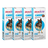 Kit 4x Bravecto Cães De 20 A 40 Kg - Antipulgas E Carrapatos