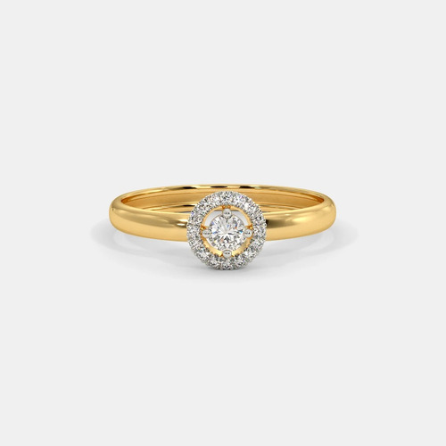 Anillo De Compromiso Vanity Oro 14k Con Zirconia Marod Joyas