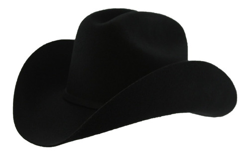 Sombrero Texana Goldstone Duranguense Negra 100% Lana.