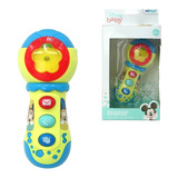 Brinquedo Infantil Para Bebê Microfone Mickey