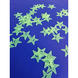 120 Estrellas Fluorescentes Para Techo 4x4cms