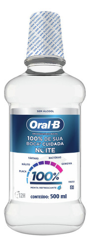 Oral-b Enxaguante Bucal Noturno Menta 500ml