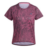 Playera De Running Run Icons 3 Franjas Logo Estampada Il1745