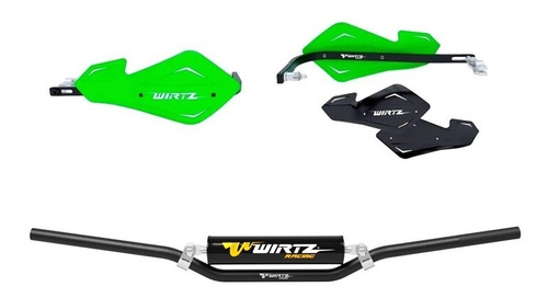 Cubre Manos Puños Wirtz Manubrio X6 Shock Metal