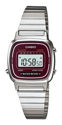 Reloj Mujer Casio La-670wa La670wa 2a 4a Vintage Impacto