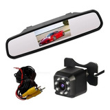 Kit Espejo Retrovisor Con Camara Retroceso 4,3 Pulgadas