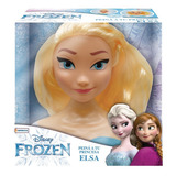 Peina A Tu Princesa Muñeca Frozen Elsa Styling Head Disney