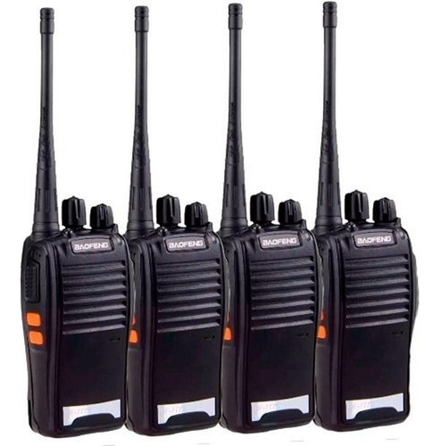 4 Rádios Comunicador Walktalk Bao 777s Amador Top De Linha 