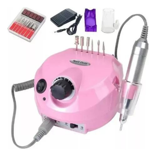 Torno De Mano Manicura Profesional Para Uñas Pedicura 220v