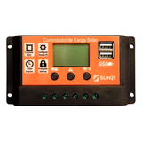 Controlador De Carga Pwm 30a 12/24v Sun 21 - Csp3024l