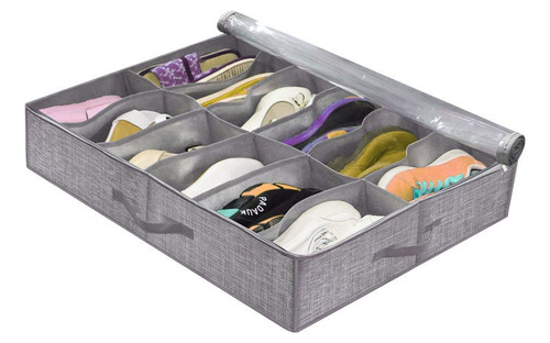 Organizador Zapatos Bajo Cama Almacenamiento Zapatero Set X1