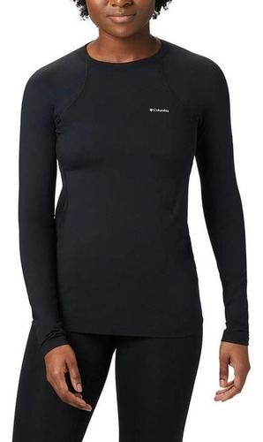 Polera Primera Capa Mujer Midweight Stch Negro Columbia