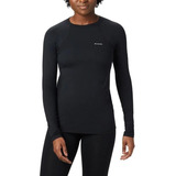 Polera Primera Capa Mujer Midweight Stch Negro Columbia