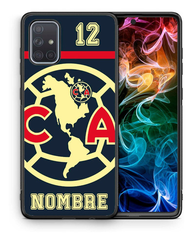 Funda Galaxy A71 America Aguilas Tpu A51 A31 A21s A12 A11 A8