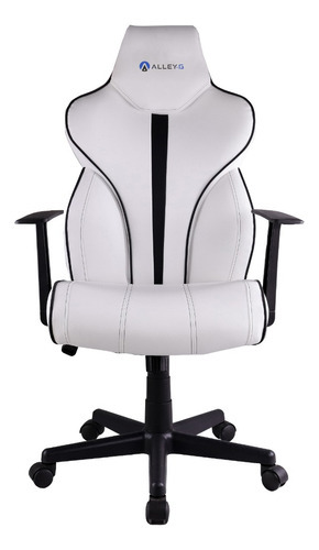 Silla Gamer Alley Ag19 Valve Blanca Escritorio Color Blanco