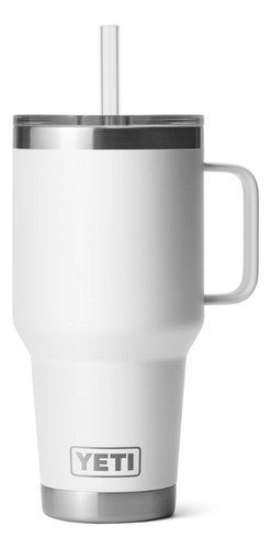 Taza Yeti Blanca 35oz Con Popote