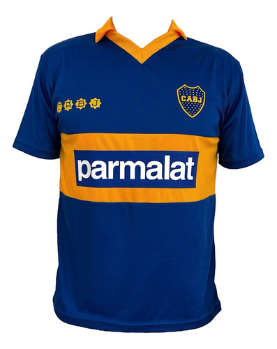  Camiseta Boca Parmalat Homenaje Campeones 1992 Retro
