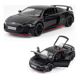 Carro De Metal Em Miniatura Audi R8 Sport V10 Com Luz E Som