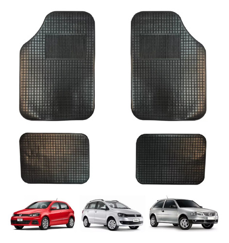 Cubre Alfombra 4 Piezas Volkswagen Gol Power Trend Suran Vw