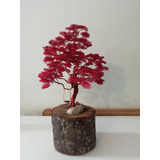 Bonsai En Cobre Y Alambre De Aluminio