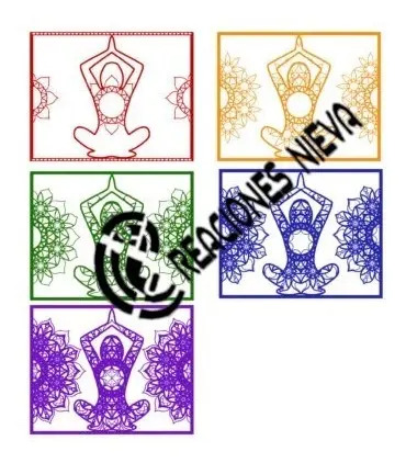 Mandala Yoga Multi Capas Original Creaciones Nieva