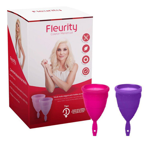 Coletor Menstrual Fleurity Tipo 1 - 2 Un