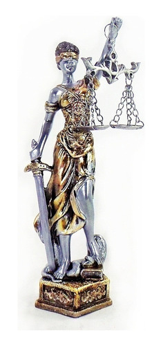 Dama Da Justiça Direito Deusa Estátua Têmis Estatueta Resina