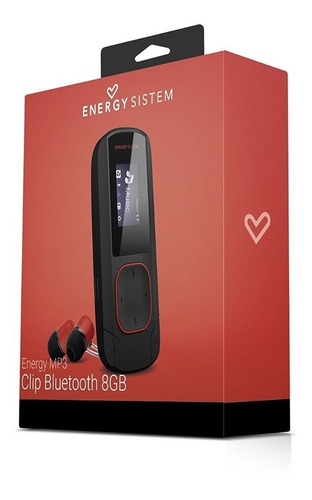 Energy Mp3 Clip Bluetooth 8gb Auriculares Radio Fm Akita Mus