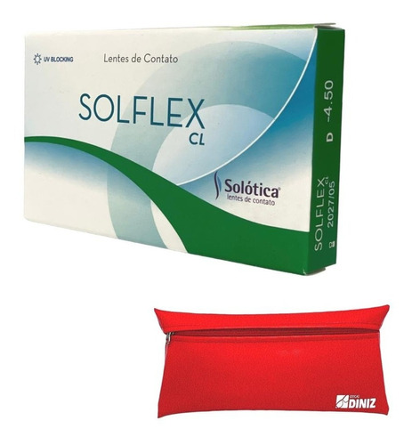 Lente De Contato Solflex Miopia / Hipermetropia + Brinde