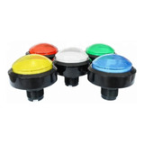 Pack 10 Push Botón Luminoso Gigante 100mm Arcade Maquinas