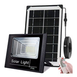 Luz Solar Recargable De Jardín A Control Remoto