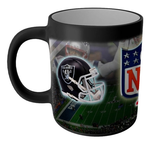 Taza Magica Raiders Oakland Americano Nfl