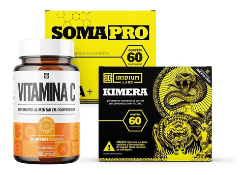 Kit Kimera Thermo Termogênico + Soma Pro C/60 + Vitamina C