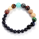 Brazalete Con Forma De Chakra Del Sistema Solar, Pulsera Con