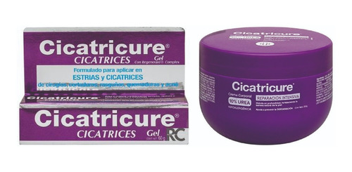 Kit Cicatricure Cicatrices 60g + Crema Urea 10% 250g