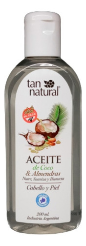 Aceite De Coco Para Cabello Y Piel Sin Tacc - Tan Natural