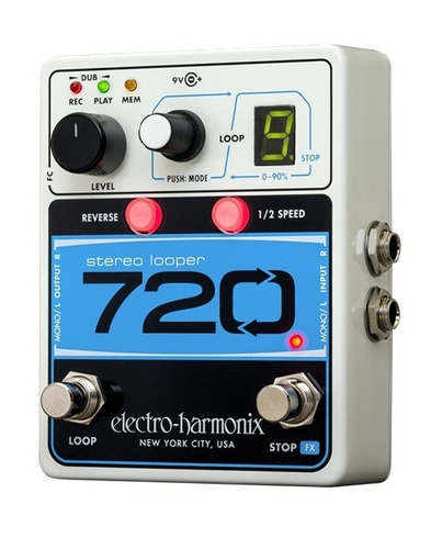 Pedal Electro Harmonix 720 Stereo Looper Recording Looper