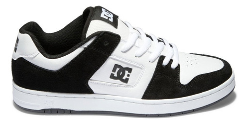 Tenis Dc Manteca Panda Blanco Negro