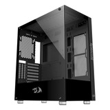 Gabinete Gamer Atx Redragon Ca-601b Reflect Mid Tower Preto